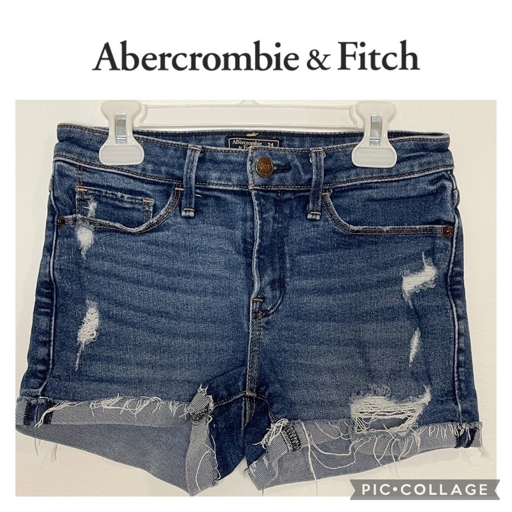 Abercrombie & Fitch cut off denim shorts